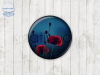 Motiv-Cabochons 49311-1 Einzelset  12mm (1 Paar)